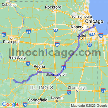 Limousine service to Chicago Loop