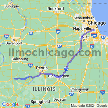 Travel from Bardolph to Midway airport Limousine service to Midway airport (MDW)