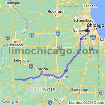 Travel from Bardolph to O'Hare airport Limousine service to O'Hare airport (ORD)