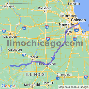 Travel from Bardolph to Chicago Loop Limousine service to Chicago Loop