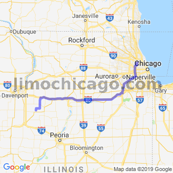 Travel from Bishop Hill to O'Hare airport Limousine service to O'Hare airport (ORD)