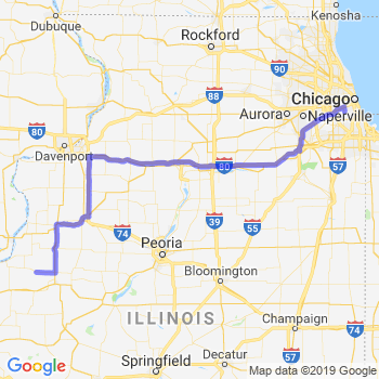 Travel from Blandinsville to Midway airport Limousine service to Midway airport (MDW)