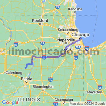 Travel from Camp Grove to Chicago Loop Limousine service to Chicago Loop