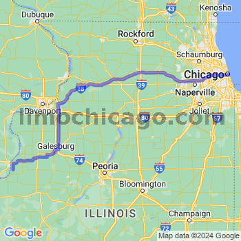 Travel from Carman to Chicago Loop Limousine service to Chicago Loop