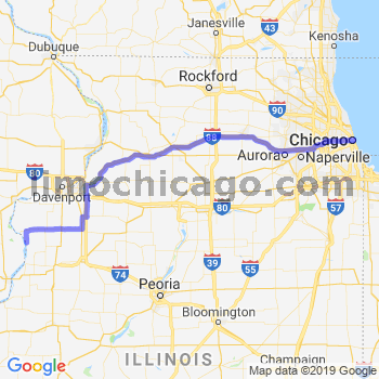 Travel from Keithsburg to Chicago Loop Limousine service to Chicago Loop