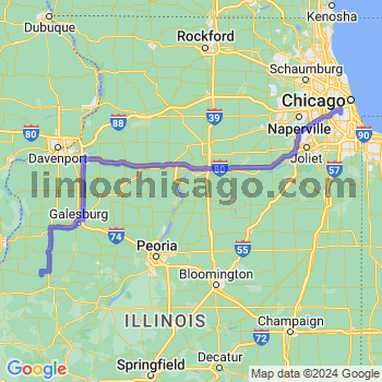 Travel from Sciota to Midway airport Limousine service to Midway airport (MDW)