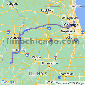 Travel from Sciota to O'Hare airport Limousine service to O'Hare airport (ORD)