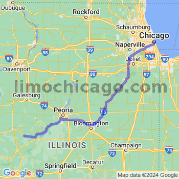 Travel from Table Grove to Chicago Loop Limousine service to Chicago Loop