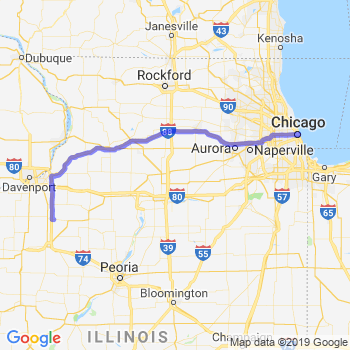 Travel from Woodhull to Chicago Loop Limousine service to Chicago Loop