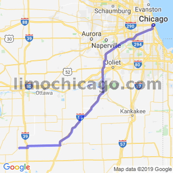 Travel from Benson to Chicago Loop Limousine service to Chicago Loop