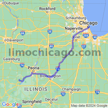 Travel from Bryant to Chicago Loop Limousine service to Chicago Loop