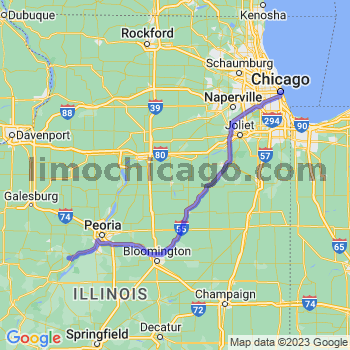 Limousine service to Chicago Loop