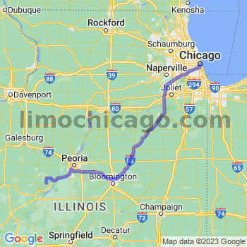 Travel from Dunfermline to Chicago Loop Limousine service to Chicago Loop