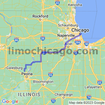 Limousine service to Chicago Loop