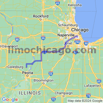 Travel from Edelstein to Midway airport Limousine service to Midway airport (MDW)