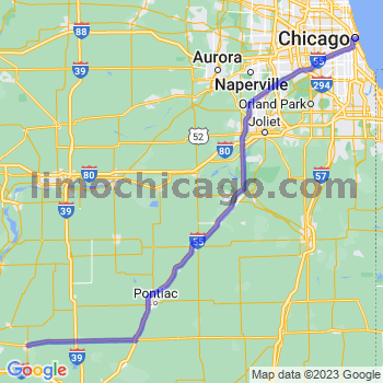 Travel from Eureka to Chicago Loop Limousine service to Chicago Loop