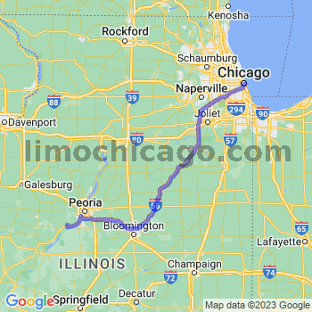 Limousine service to Chicago Loop