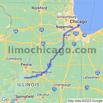 Travel from Green Valley to Chicago Loop Limousine service to Chicago Loop