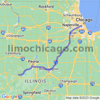 Travel from Lewistown to Midway airport Limousine service to Midway airport (MDW)