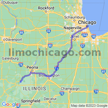 Travel from Liverpool to Chicago Loop Limousine service to Chicago Loop