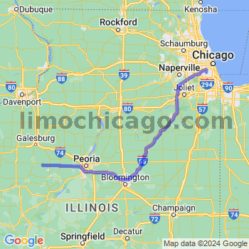 Travel from London Mills to Midway airport Limousine service to Midway airport (MDW)
