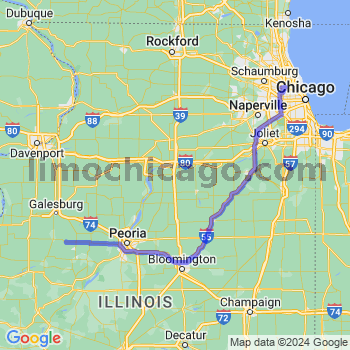Travel from London Mills to O'Hare airport Limousine service to O'Hare airport (ORD)