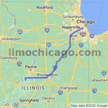 Travel from Manito to Midway airport Limousine service to Midway airport (MDW)