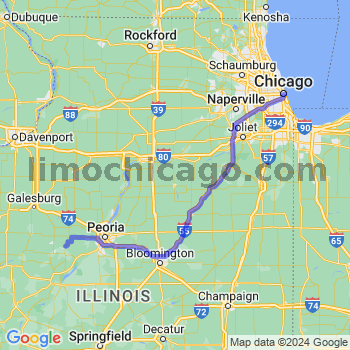 Travel from Norris to Chicago Loop Limousine service to Chicago Loop
