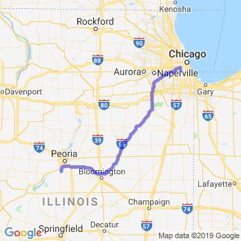 Travel from Pekin to Midway airport Limousine service to Midway airport (MDW)