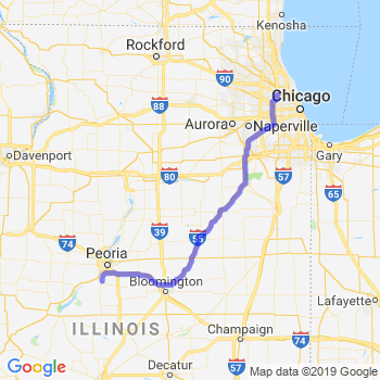 Travel from Pekin to O'Hare airport Limousine service to O'Hare airport (ORD)