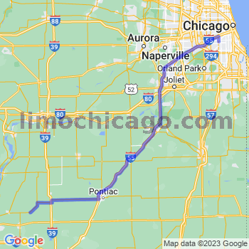 Travel from Roanoke to Midway airport Limousine service to Midway airport (MDW)