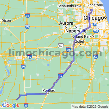 Travel from Roanoke to O'Hare airport Limousine service to O'Hare airport (ORD)