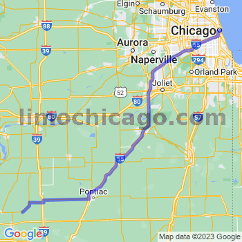Travel from Roanoke to Chicago Loop Limousine service to Chicago Loop