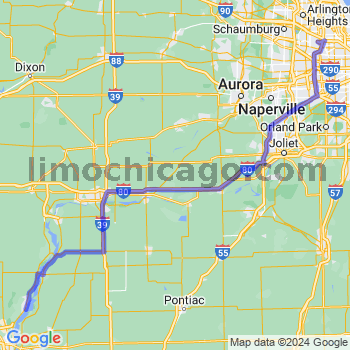 Limousine service to O'Hare airport (ORD)