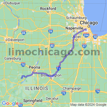 Travel from Saint David to Midway airport Limousine service to Midway airport (MDW)