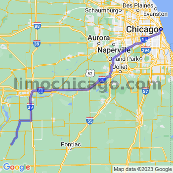 Travel from Washburn to Chicago Loop Limousine service to Chicago Loop