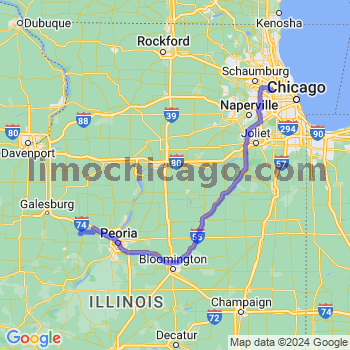 Travel from Yates City to O'Hare airport Limousine service to O'Hare airport (ORD)