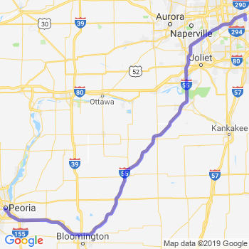 Travel from Peoria to Midway airport Limousine service to Midway airport (MDW)