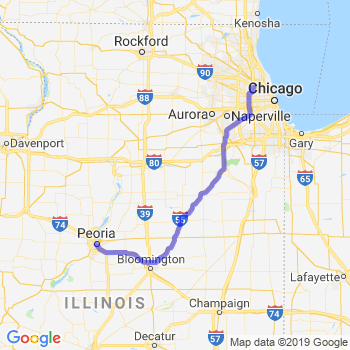 Travel from Peoria to O'Hare airport Limousine service to O'Hare airport (ORD)
