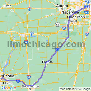 Travel from Creve Coeur to Midway airport Limousine service to Midway airport (MDW)