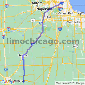 Travel from Arrowsmith to Midway airport Limousine service to Midway airport (MDW)