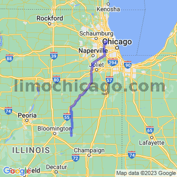 Travel from Arrowsmith to O'Hare airport Limousine service to O'Hare airport (ORD)