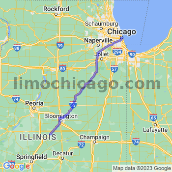Travel from Atlanta to Chicago Loop Limousine service to Chicago Loop