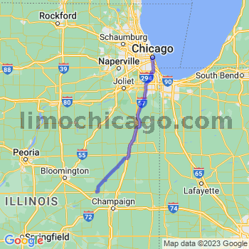 Limousine service to Chicago Loop