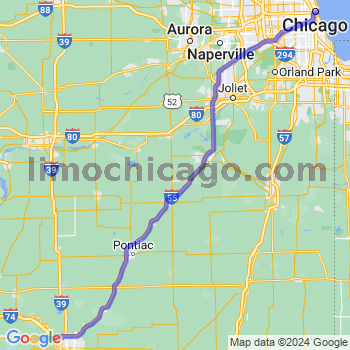 Travel from Danvers to Chicago Loop Limousine service to Chicago Loop