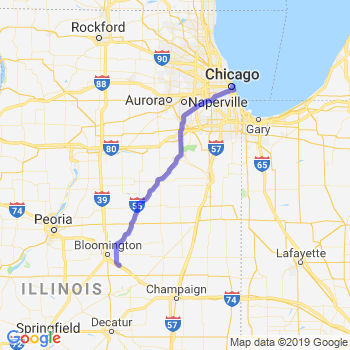Travel from Downs to Chicago Loop Limousine service to Chicago Loop