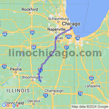 Limousine service to Chicago Loop