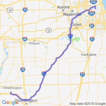Travel from Goodfield to Midway airport Limousine service to Midway airport (MDW)