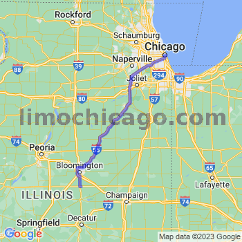 Limousine service to Chicago Loop