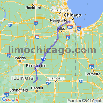 Travel from Kenney to Midway airport Limousine service to Midway airport (MDW)